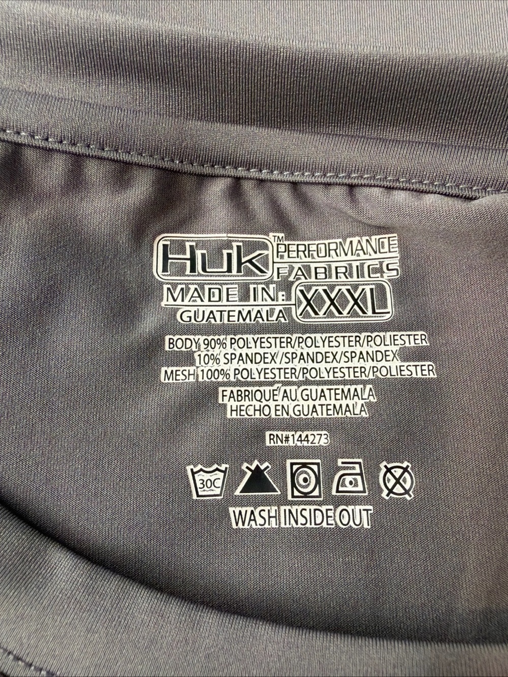 Huk Performance Fishing Men’s Long Sleeve Shirt Size XXXL Measures approximately - Picture 5 of 5